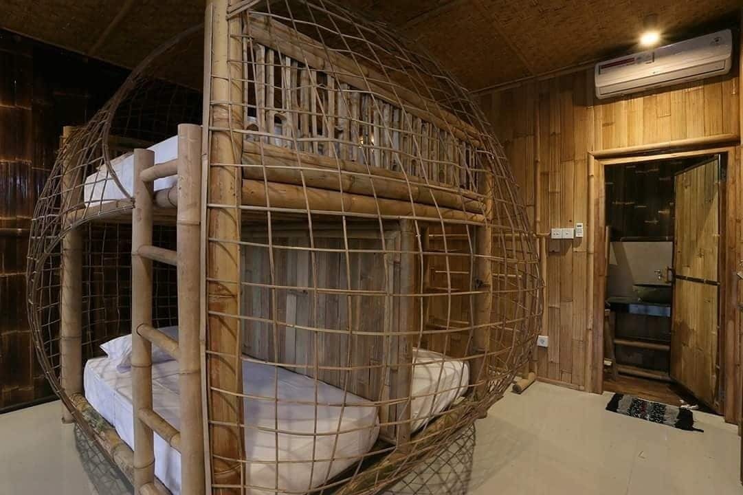 Luxury Bamboo Hostel Lodtunduh Buitenkant foto