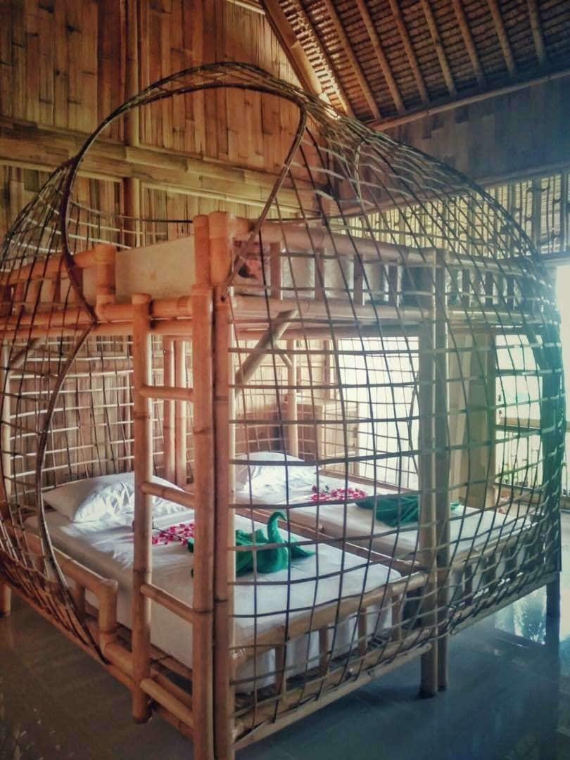 Luxury Bamboo Hostel Lodtunduh Buitenkant foto